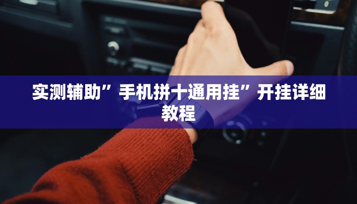 实测辅助”手机拼十通用挂”开挂详细教程
