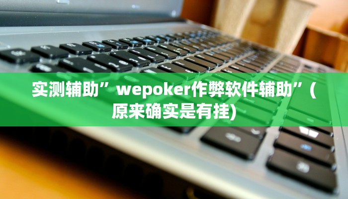 实测辅助”新版wepoker透视挂使用教程”(原来确实是有挂)