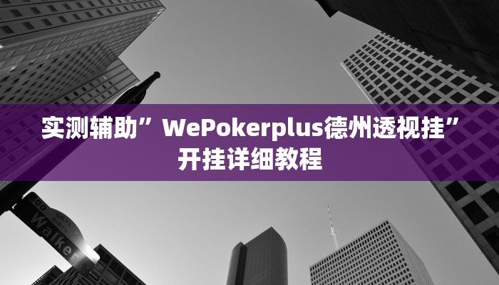 实测辅助”WePokerplus德州透视挂”开挂详细教程