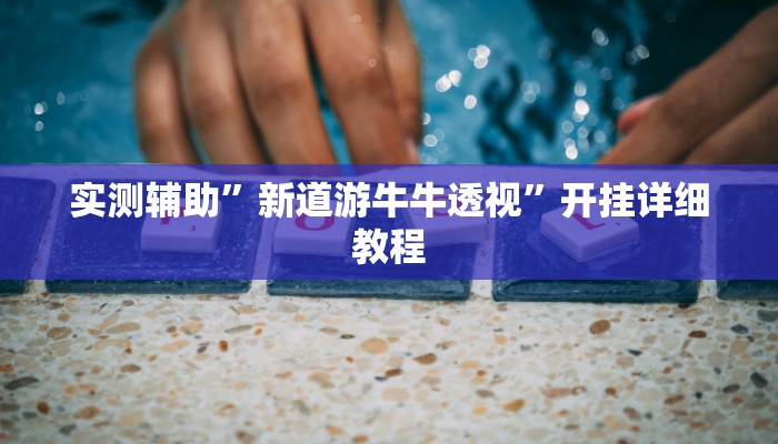 实测辅助”新道游牛牛透视”开挂详细教程