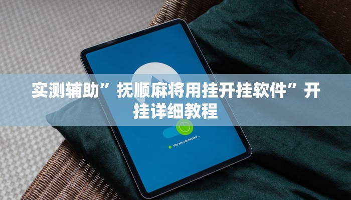 实测辅助”抚顺麻将用挂开挂软件”开挂详细教程
