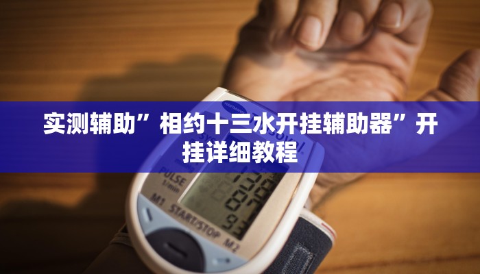 实测辅助”相约十三水开挂辅助器”开挂详细教程