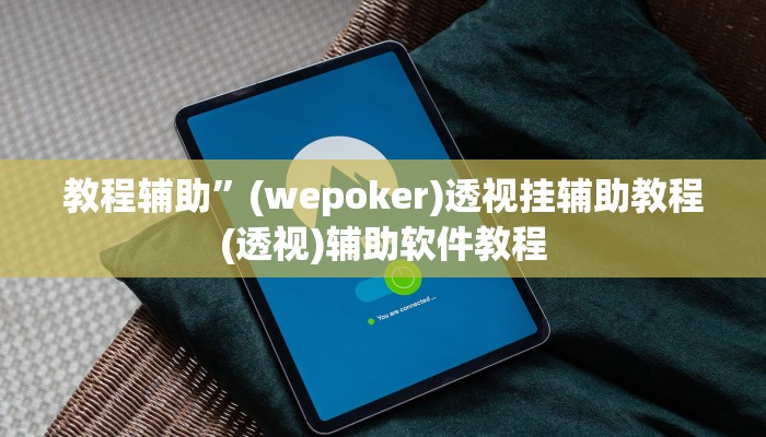 教程辅助”(wepoker)透视挂辅助教程(透视)辅助软件教程