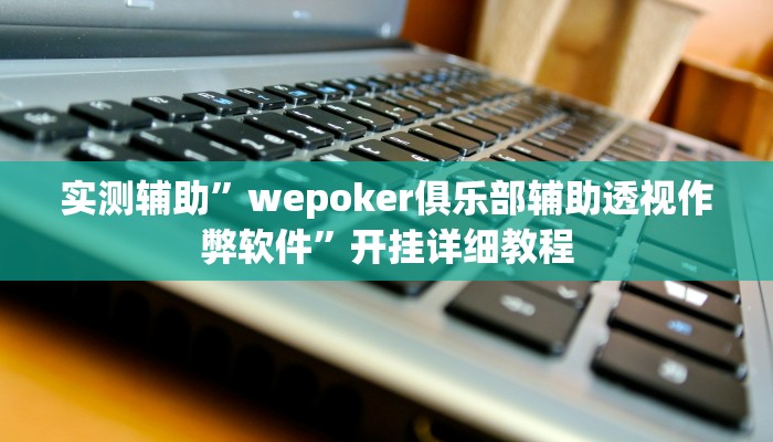 实测辅助”wepoker俱乐部辅助透视作弊软件”开挂详细教程
