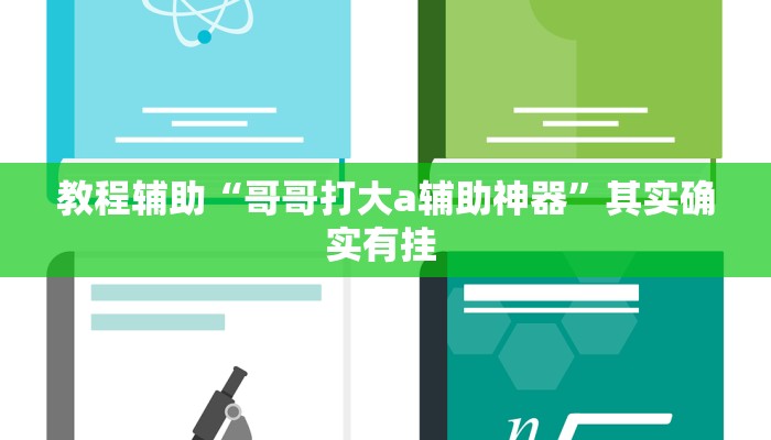 教程辅助“哥哥打大a辅助神器”其实确实有挂 