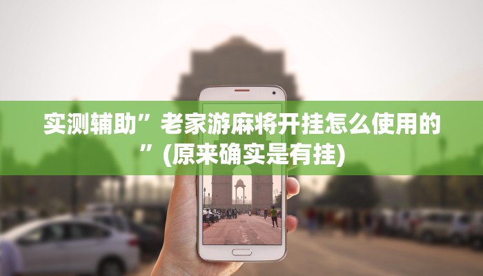 实测辅助”老家游麻将开挂怎么使用的”(原来确实是有挂)