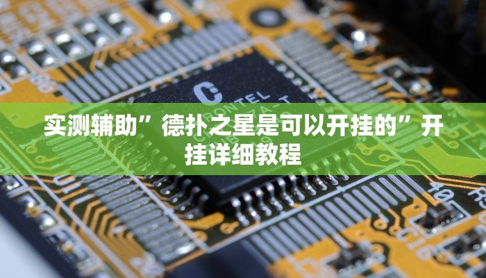 实测辅助”德扑之星是可以开挂的”开挂详细教程