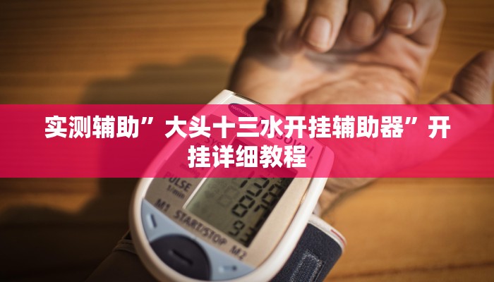 实测辅助”大头十三水开挂辅助器”开挂详细教程