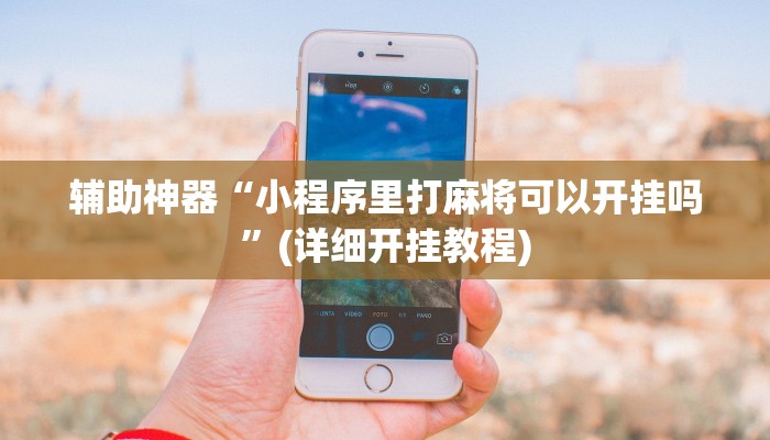 辅助神器“小程序里打麻将可以开挂吗”(详细开挂教程)